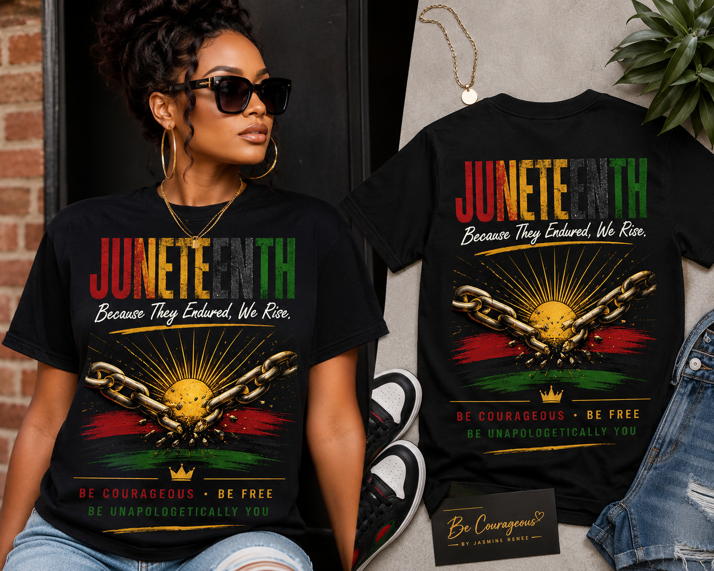 Be Courageous Juneteenth Shirt