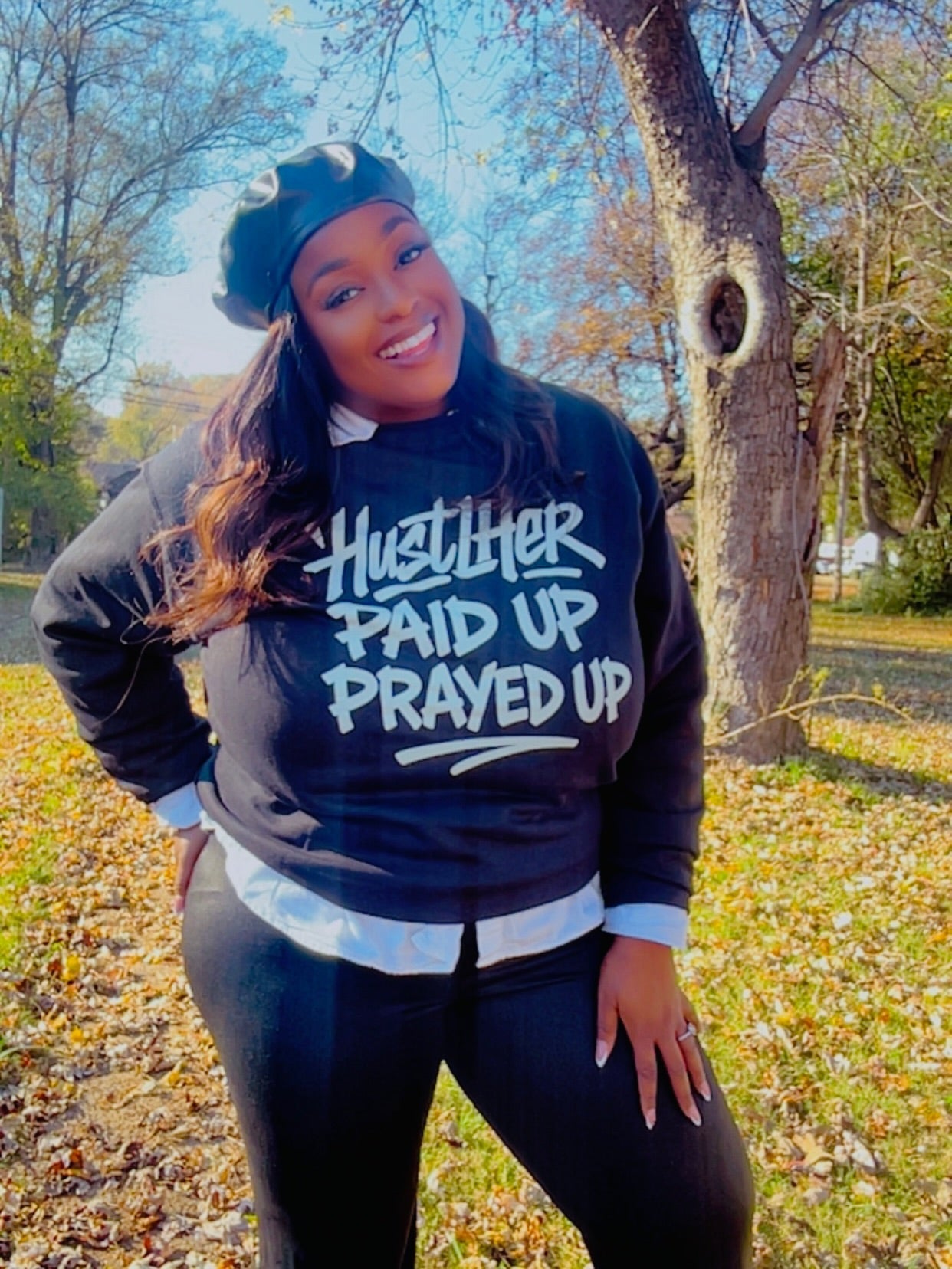HustlHer. Paid Up. Prayed Up