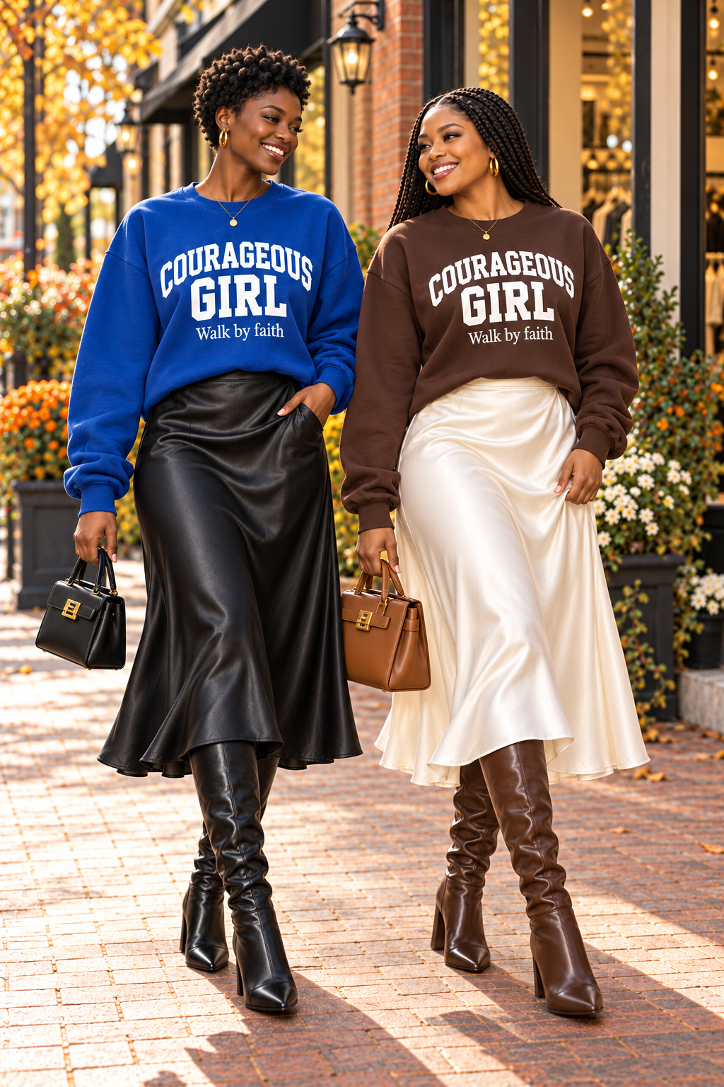 Courageous Girl “Walk by Faith” Sweatshirt