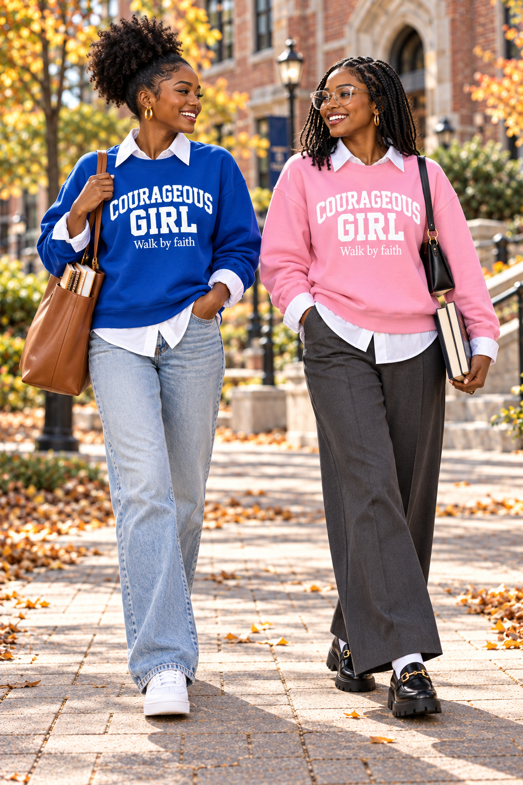 Courageous Girl “Walk by Faith” Sweatshirt
