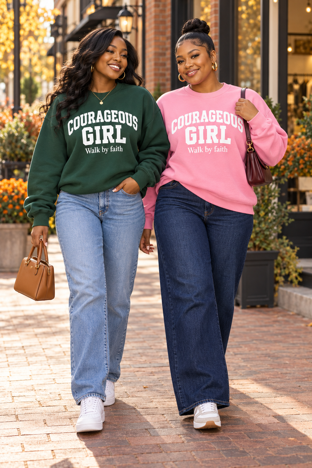 Courageous Girl “Walk by Faith” Sweatshirt